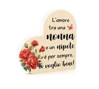 Regalo Nonna Compleanno,Regalo Nonna Natale Oggetti Decorativi in Legno,Regalo per Nonna,Regali Nonna,Nonna Idee Regalo,Regali per Nonna,Idee Regalo Nonna,Regali per La Nonna,Regalo per Nonna Natale
