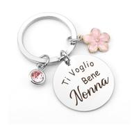 Regalo Nonna,Festa dei Nonni Idee Regalo,Regalo per Nonna,Regalo Nonna Compleanno,Regali Nonna,Nonna Idee Regalo per la Nonna,Regali per la Nonna Utile Portachiavi Nonna Regalo Nonna Natale Originali