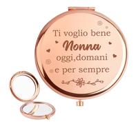 Regalo Nonna,Regalo Nonna Compleanno,Nonna Idee Regalo,Regalo per Nonna,Regalo Nonni Festa,Regali per La Festa Dei Nonni,Idee Regalo Nonni,Regalo Nonna Natale,Specchio Portatile,Specchio per Trucco