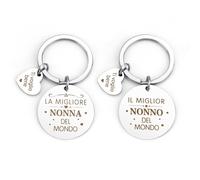 Regalo Nonni,Festa Dei Nonni 2pz Portachiavi Festa Dei Nonni,Nonni Idee Regalo,Regali Natale Regalo Nonna Natale Regalo Natale Nonni Regalo Per Nonni Regalo Nonno Natale Regalo Nonni Compleanno