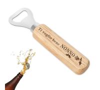 Regalo Nonno Apribottiglie Manico in Legno Festa Dei Nonni Idee Regalo per Nonno Dai Nipoti Nipote Regali per Nonno Compleanno Festa Del Nonno Natale Festa Del Papà Cavatappi Birra Regalo Utile