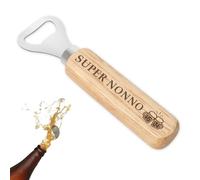 Regalo Nonno Apribottiglie Manico in Legno Regalo Festa Dei Nonni Regali per Nonno Compleanno Festa Del Nonno Natale Festa Del Papà Cavatappi Regalo per I Nonni Dai Nipoti Nipote Birra Regalo Utile
