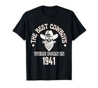 Regalo Occidentale per Il Compleanno di Best Cowboys Were Born in 1941 Maglietta