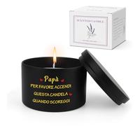 Regalo Papa Candela Aromatica di Lavanda Idee Regalo Compleanno Papa Personalizzato Regali Papà Compleanno Natale Festa Del Papà Originali Regali Candela Aromatica Lavanda in Lattina Metallo