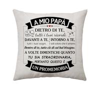 Regalo Papà Compleanno Natale - Cuscino Decorazione Idea Regali per Papà Padre Tutti i Tuoi Ricordi