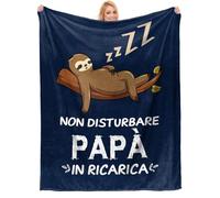 Regalo Papà, Coperta Per Papà, Regalo Papa Compleanno, Coperta Creativa Che Porta Amore E Benedizioni - Adatta Come Regalo Per Il Compleanno, Natale E Festa Del Papà, Da Usare Il Riposo Il Campeggio
