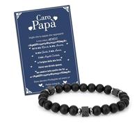 Regalo Papà,Regalo Festa Del Papà,Regalo Prima Festa Del Papà,Braccialetto Uomo Originali,Regalo Compleanno Personalizzato,Regalo Capodanno,Bracelet Papa,Bracciale Papà Idee Natale