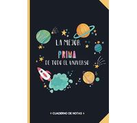 Regalo para la mejor Prima: Cuaderno de notas A5 regalo Prima- A5 /cuadriculado - | regalos Prima para el cumpleaños|regalo de cumpleaños colega