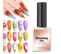 Regalo Para Madres, Hijas, Parejas Y Mujeres | Gel De Floración | 15ml Efectos De Difusión De Esmalte Floreado, Secado Rápido Para Diseños Artísticos De Uñas, Accesorios Para Salones,