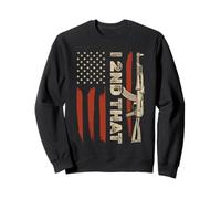 Regalo Patriottico della Bandiera Americana I 2nd That Second Emendment Felpa