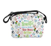 Regalo pediatra medico pediatrico regalo It's a Beautiful Day to Make Boo-boos Better Crossbody Bag per infermiera pediatrica, Betterbag, Medium