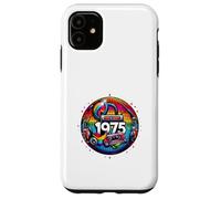 Regalo per 50° compleanno 1975 Disco Peace Vintage Love Retro Funk Custodia per iPhone 11