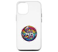 Regalo per 50° compleanno 1975 Disco Peace Vintage Love Retro Funk Custodia per iPhone 12/12 Pro