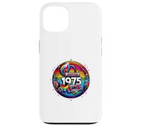 Regalo per 50° compleanno 1975 Disco Peace Vintage Love Retro Funk Custodia per iPhone 13