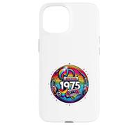 Regalo per 50° compleanno 1975 Disco Peace Vintage Love Retro Funk Custodia per iPhone 15
