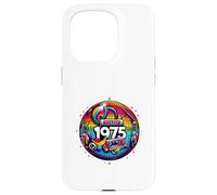 Regalo per 50° compleanno 1975 Disco Peace Vintage Love Retro Funk Custodia per iPhone 15 Pro