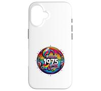 Regalo per 50° compleanno 1975 Disco Peace Vintage Love Retro Funk Custodia per iPhone 16