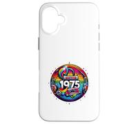 Regalo per 50° compleanno 1975 Disco Peace Vintage Love Retro Funk Custodia per iPhone 16 Plus