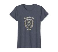 Regalo per 64° Compleanno: Invecchiato Come Un Buon Vino Maglietta, Donna, Pervinca, 3XL