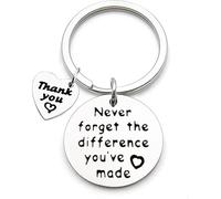 Regalo per andare via per colleghi colleghi non dimenticare mai la differenza che hai fatto portachiavi per colleghi colleghi regalo di ringraziamento