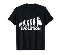 Regalo Per Contrabbasso Musica Jazz Strumento Evoluzione Maglietta