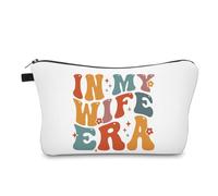Regalo per damigella d'onore, addio al nubilato, regalo di nozze per besties amici, pochette per trucchi da donna, In Mia Moglie Era
