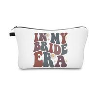 Regalo per damigella d'onore, addio al nubilato, regalo di nozze per besties amici, pochette per trucchi da donna, Nella mia era della sposa