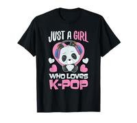 Regalo per fan della musica K-Pop Panda Kpop Corea del Sud Maglietta