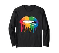Regalo per gay, gay o lesbiche, arcobaleno LGBT Maglia a Manica