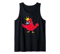 Regalo per Gli Amanti degli Uccelli cardinali Rossi per Donne, Uomini, Bambini, Ragazzi e Ragazze Canotta