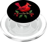 Regalo per gli amanti degli uccelli cardinali rossi per donne, uomini, bambini, ragazzi e ragazze PopSockets PopGrip per MagSafe