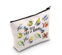 Regalo per gli amanti degli uccelli Fly Like A Bird Makeup Bag Birdwatcher Regalo Allevatori di uccelli Regalo Ornitologia Amante Regalo Amante della Natura Regalo, Vola come un uccello