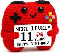 Regalo per il 11° compleanno, per uomo e donna, controller di gioco lavorato all'uncinetto, portafortuna, regalo per amici, colleghi, donne, uomini, mamme, nonni, sorelle (11)