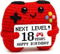Regalo per il 18 compleanno, uomo e donna, controller per il gioco all'uncinetto, regalo di compleanno, regalo per amici, colleghi, donne, uomini, mamma, nonno, sorella (18)