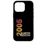 Regalo per il 20° compleanno per uomini e donne nati nel 2005 che compie 20 anni Custodia per iPhone 16 Pro