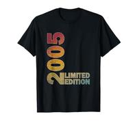 Regalo per il 20° compleanno per uomini e donne nati nel 2005 che compie 20 anni Maglietta