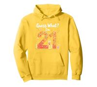 Regalo per Il 21° Compleanno - Guess What? I'm 21 Celebration Felpa con Cappuccio, Unisex per Adulti, Limone, L