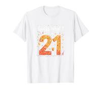 Regalo per Il 21° Compleanno - Guess What? I'm 21 Celebration Maglietta, Uomo, Bianco, L
