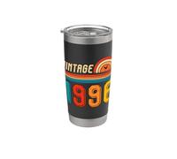 Regalo per il 30° compleanno, 30 anni, da uomo e da donna, retrò, vintage, 1996 Bicchiere termico in acciaio inox doppia parete