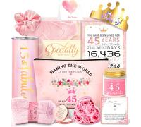 Regalo per il 45° compleanno per le donne, regalo di buon 45° compleanno per sua mamma, sorella, moglie, migliore amica che gira 45, regalo unico per compleanno della donna di 45 anni, divertenti