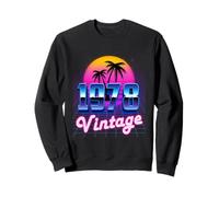 Regalo per Il 48° Compleanno, 48 Anni, Uomo Donna retrò Vintage 1978 Felpa