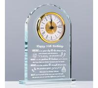 Regalo per il 50° compleanno per donne e uomini, orologio di cristallo regalo personalizzato 1974 50 anni regalo di compleanno per lei - Idea regalo per il 50° compleanno per mamma papà unico