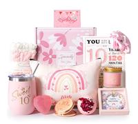 Regalo per il decimo compleanno per ragazze, idea regalo per il decimo compleanno per figlia, carino e unico cestino di compleanno per lei, migliore amica, nipote, sorella, amica, adolescenti