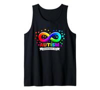 Regalo per Il Giorno della sensibilizzazione sull'autismo, Arcobaleno, Infinito, Stelle, Cuori Canotta
