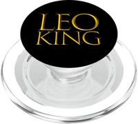 Regalo per il mese di compleanno del re leone, per uomini/ragazzi, astrologia LEO PopSockets PopGrip per MagSafe