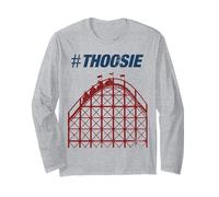 Regalo per Il Parco a Tema #Thoosie Roller Coaster Enthusiast Maglia a Manica
