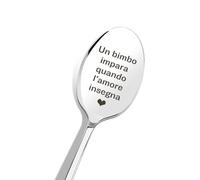 Regalo per Insegnante Regalo Maestre Cucchiai In Acciaio Maestre Regalo Maestra Asilo Regalo per Maestre Regalo Professoressa Regalo Insegnanti Regali Professore Regali Insegnante Natale San Valentino