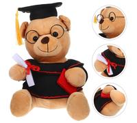 Regalo per la cerimonia di laurea della bambola dell'orso farcito con cappello