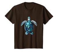 Regalo per la conservazione delle Tartarughe Marine di Save The Turtles Maglietta, Bambini, Marrone, 3 Anni