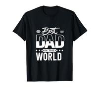 Regalo per la festa del papà "Best Dad in the World" Maglietta